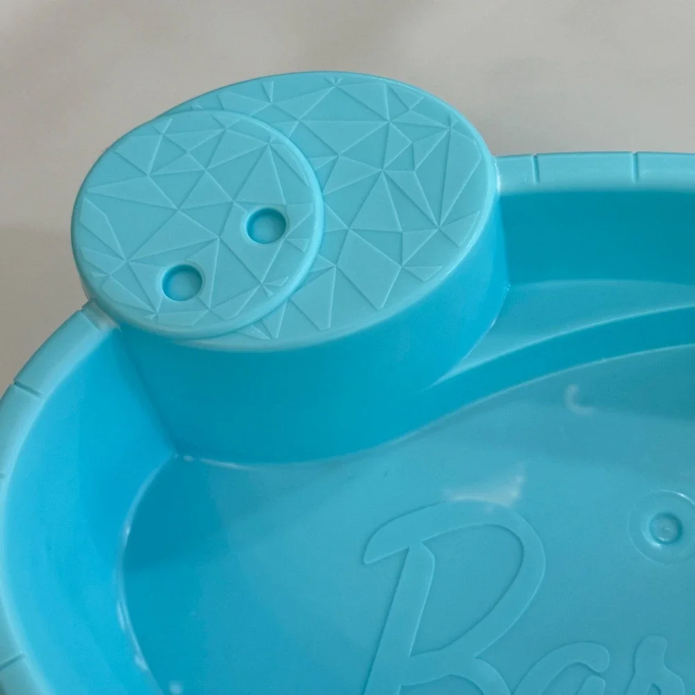 Mattel Barbie Oval Swimming Logo Pool Doll Accessory Blue 2019 GHL91/GHL92 Toy